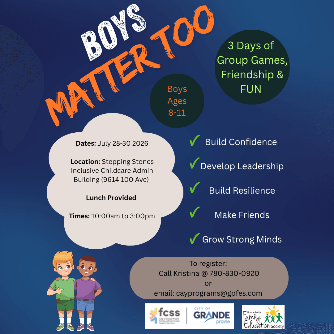 Boys Matter Too!! Program Poster July 2026