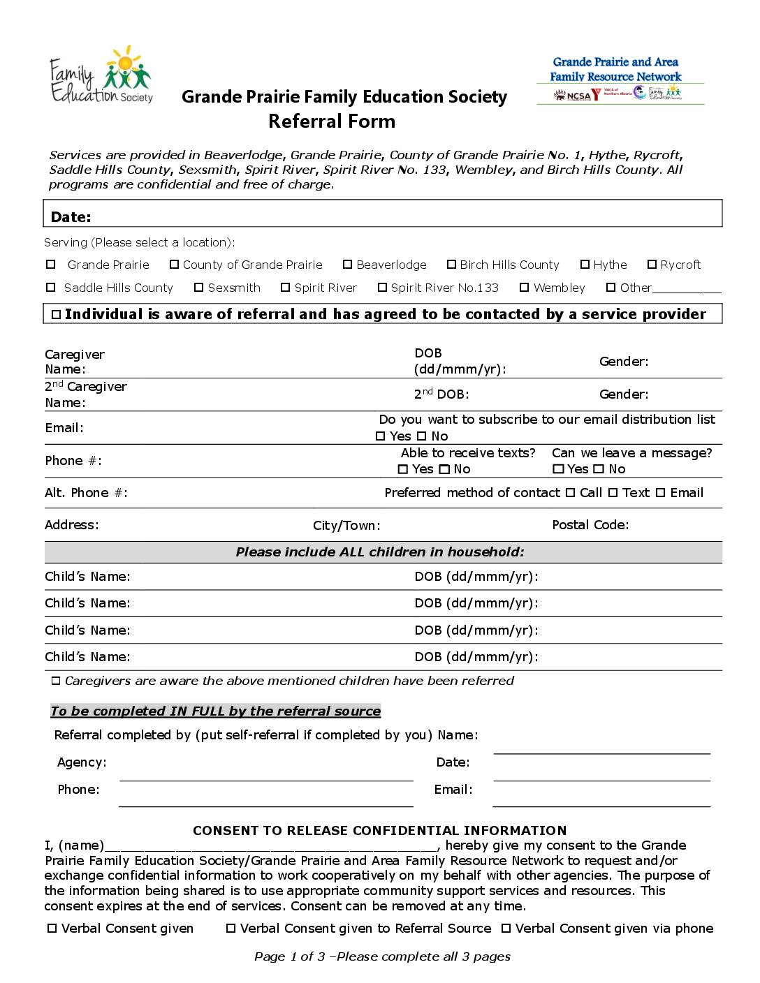 Referral Form